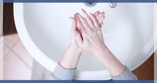 Regularly wash your hands with soap and water for 20 seconds to help prevent COVID-19 infection